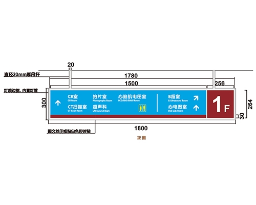 日照过道导视牌